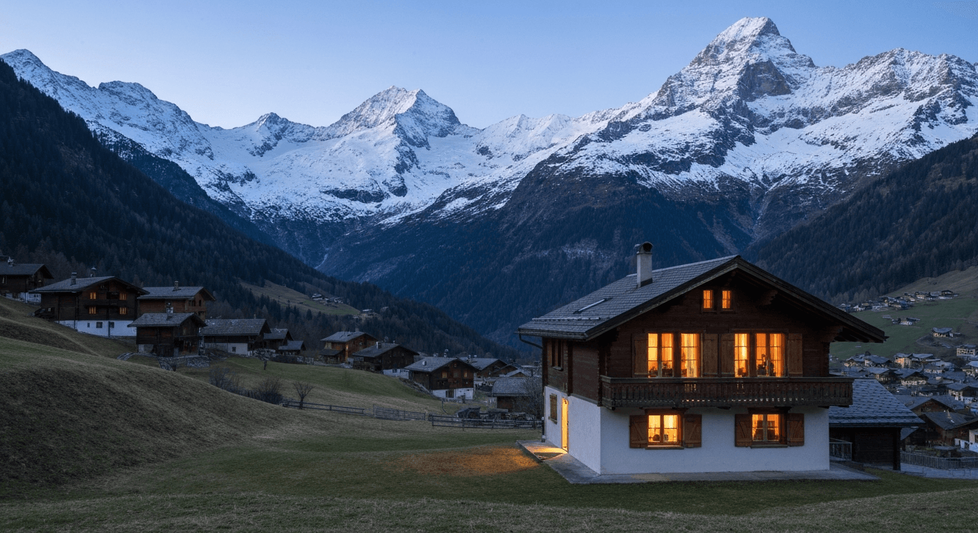 Huémoz: L'Abri Fellowship, Switzerland. Francis Schaeffer's christian refuge switzerland testimony began as agnostic converted through bible study.