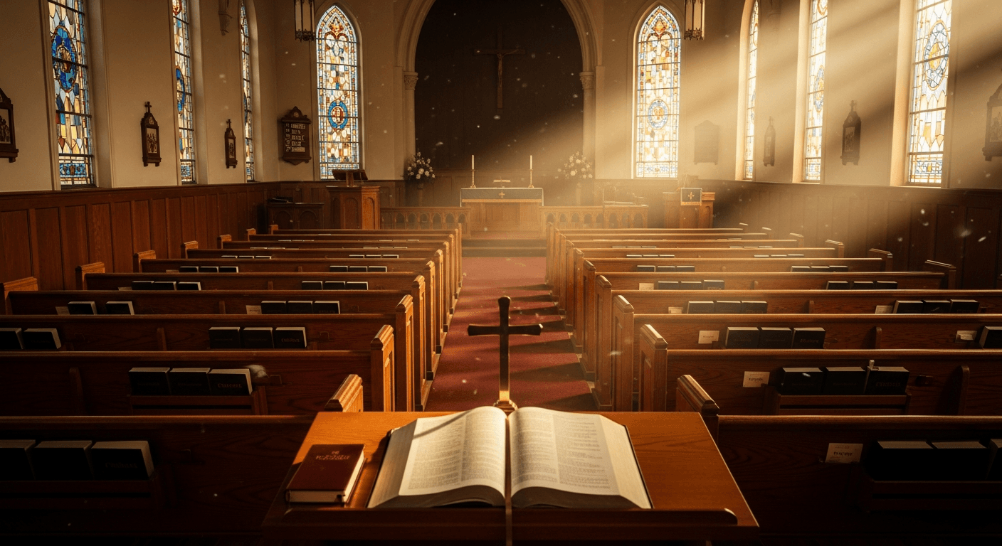 Open Bible with glowing light representing George Verwer testimony transformation and Billy Graham conversion testimony in Wyckoff New Jersey