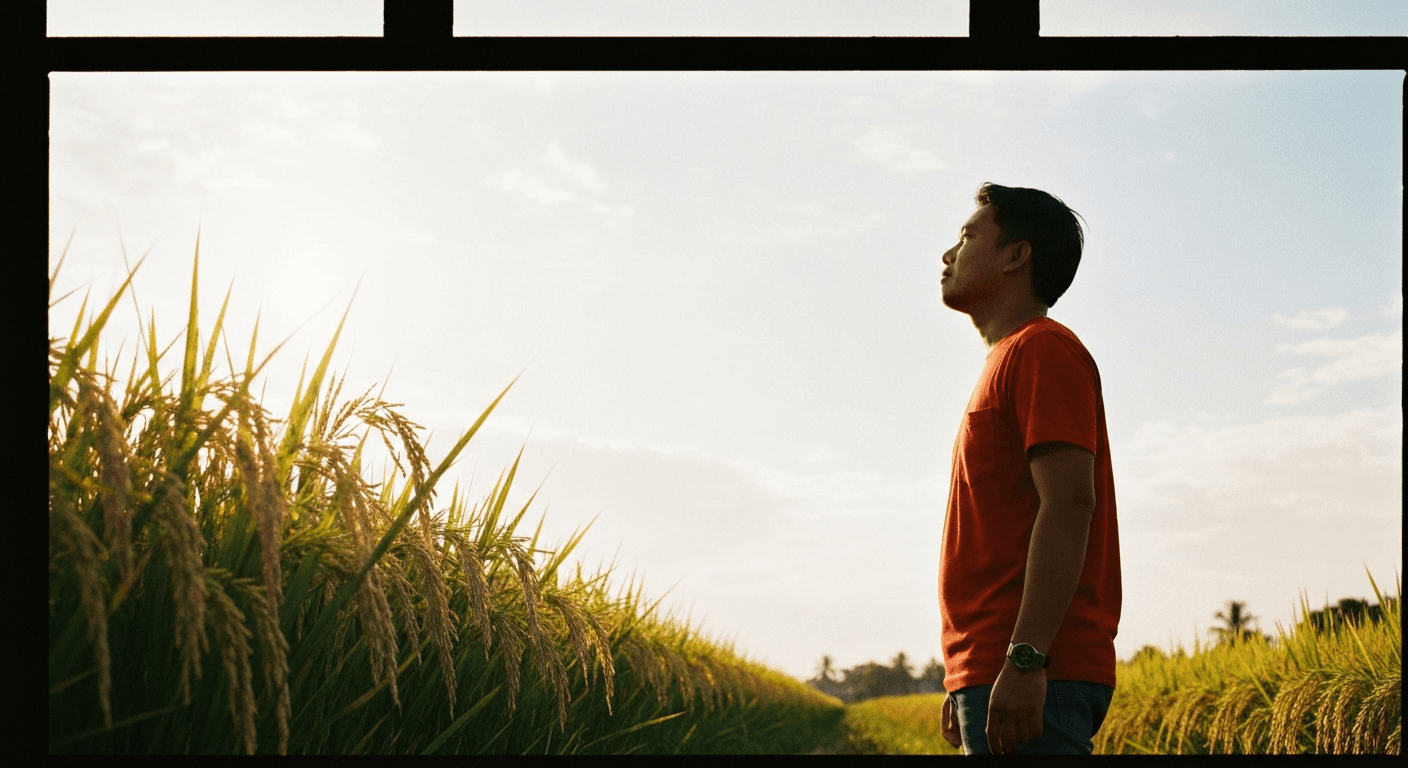 In Cambodia, Sam Em, a former Buddhist monk, listens to FEBC Cambodia. Radio evangelism in Asia led to his conversion.