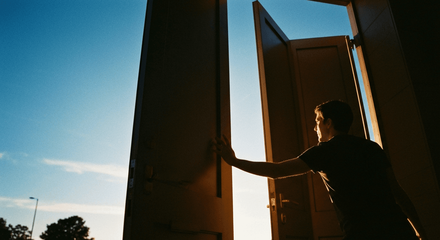 Daniel Ellsberg with Pentagon Papers documents in Washington D.C. era. Vietnam War photo shows leaking classified documents.