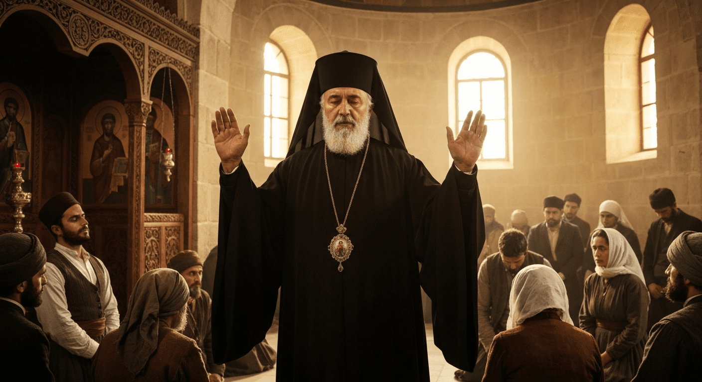 1915: Ottoman Mardin. Saint Ignatius Maloyan's armenian genocide christian testimony, facing martyrdom refusing conversion.