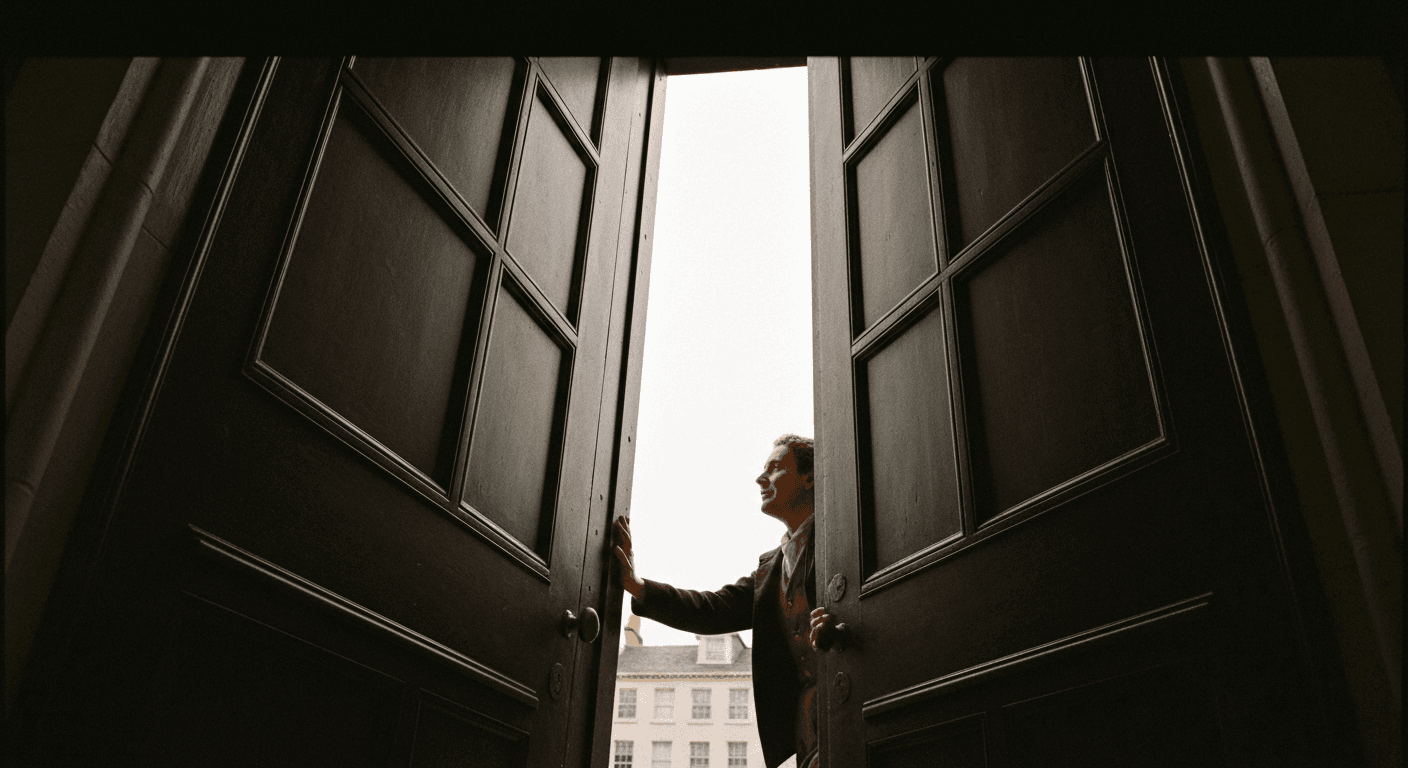 Historical photo: George Muller's orphanage Bristol. A physical act of faith: staff setting the table with empty plates, trusting in prayer and pro...