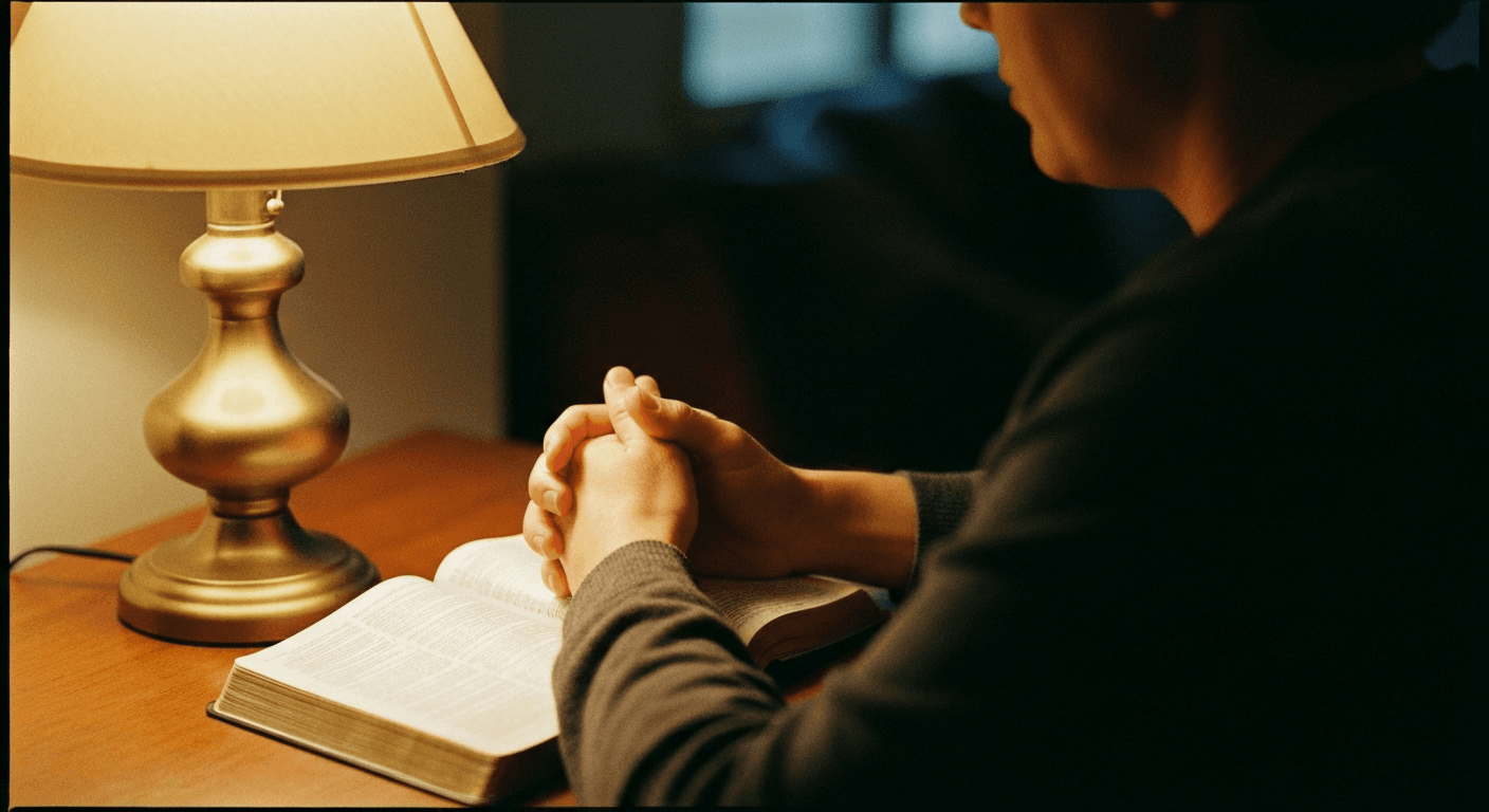 Modern mother healed insomnia through prayer for sleep problems, joyfully holding her child in Redding. Faith-based healing from insomnia testimony.