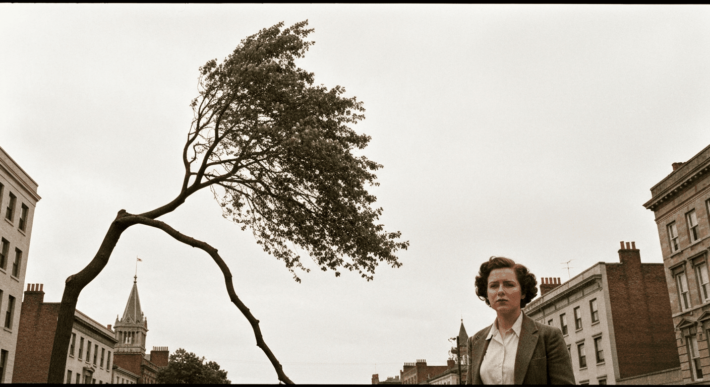 Haarlem: Corrie ten Boom sharing her faith testimony through persecution after WWII. A holocaust survivor Christian testimony of hope.