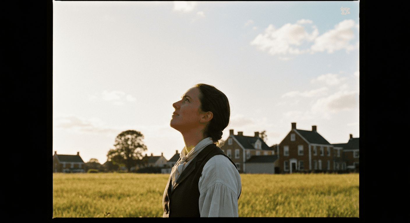1830s Bristol orphanage scene illustrates George Muller testimony provision. God provides without asking donations, answering prayer for orphans.