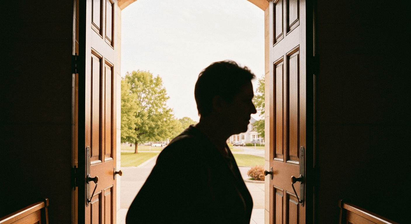 Smiling Cambridge University student testimony. Modern UK Gen Z woman walking on campus, found faith after atheism. UK Christian testimony.