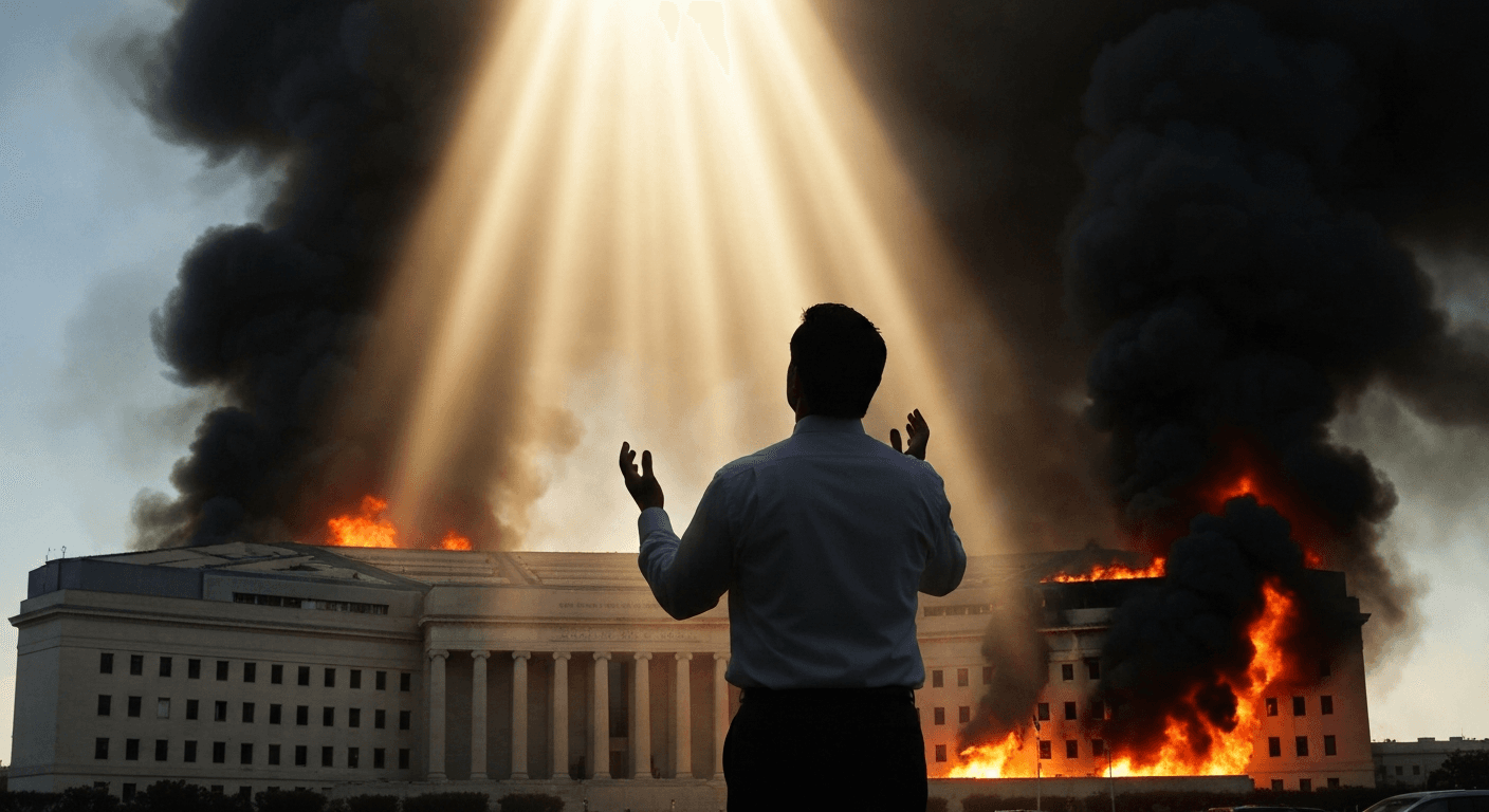 Brian Birdwell shares his 9/11 Pentagon survivor testimony, a faith through tragedy testimony in Arlington. Miraculous survival story Christian.