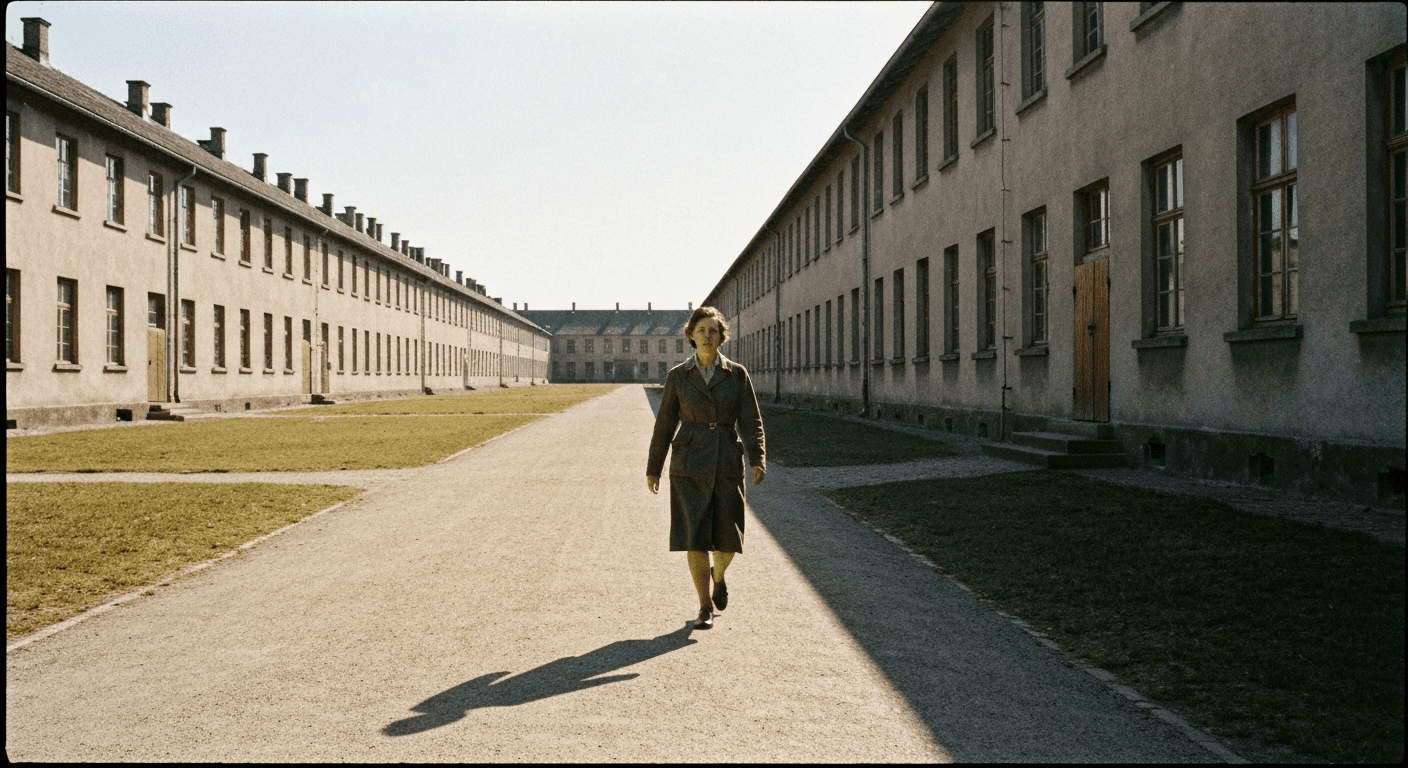 1940s Germany: Corrie ten Boom testimony forgiveness; former Ravensbruck guard seeks forgiveness. Christian testimony from concentration camp survi...