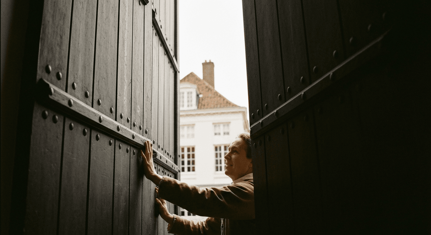 Historical portrait of John Milton, faith through blindness testimony, in England. God using suffering for purpose shown through Paradise Lost.