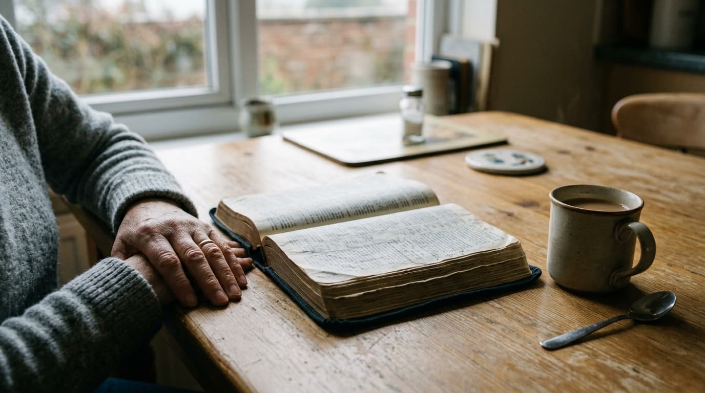 Peaceful modern woman holding a Bible in a healing from anxiety and depression testimony highlighting Scripture and mental health for inner peace.