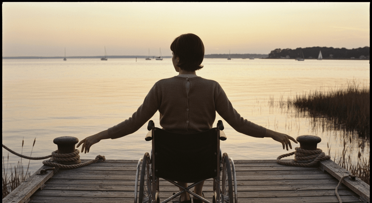 Chesapeake Bay: Joni Eareckson Tada, quadriplegic Christian testimony, shares faith. God's purpose through disability testimony after diving accident.