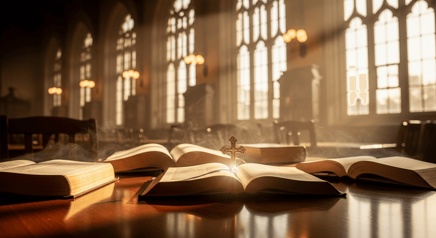 Open Bible with crescent moon and cross symbolizing Nabeel Qureshi muslim converts to christianity testimony seeking allah finding jesus