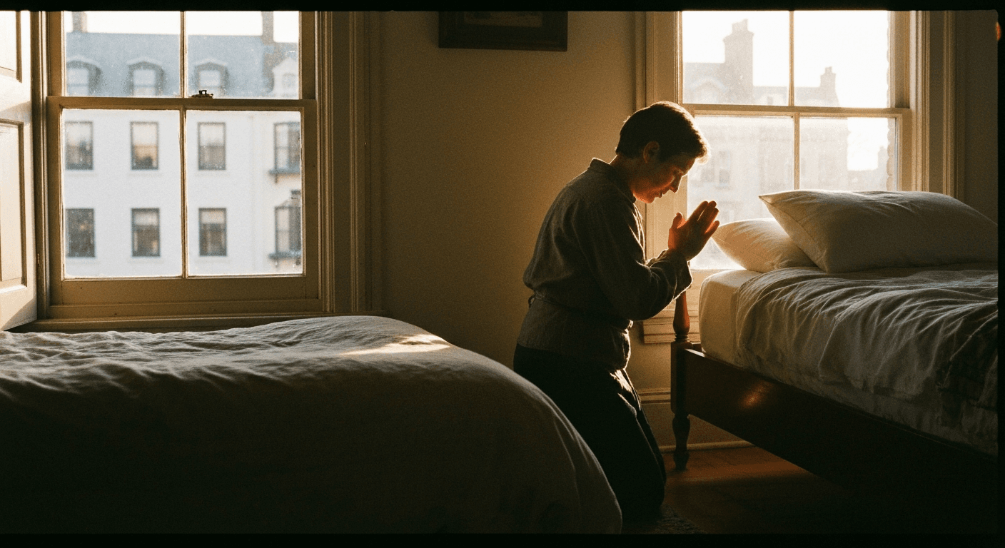 Historical photo of R.A. Torrey, a Yale student finds God in Hoboken. Illustrates testimony salvation from depression and prayer changed my life.