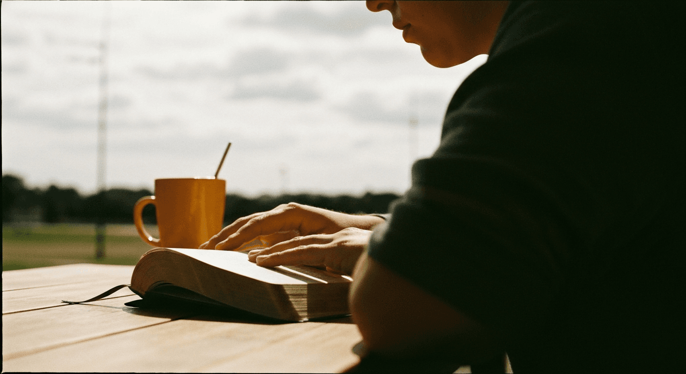 NYC street scene: A man, embodying a *gang leader becomes Christian testimony*, listens intently. *David Wilkerson Teen Challenge testimony* inspir...