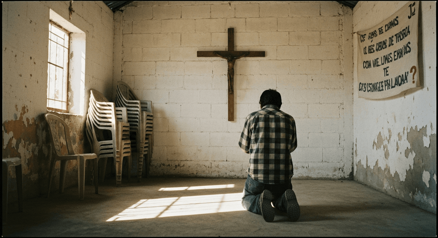 Indigenous Christian testimony: Sharing faith under persecution Mexico, Chiapas. A testament to God's power amid persecution.