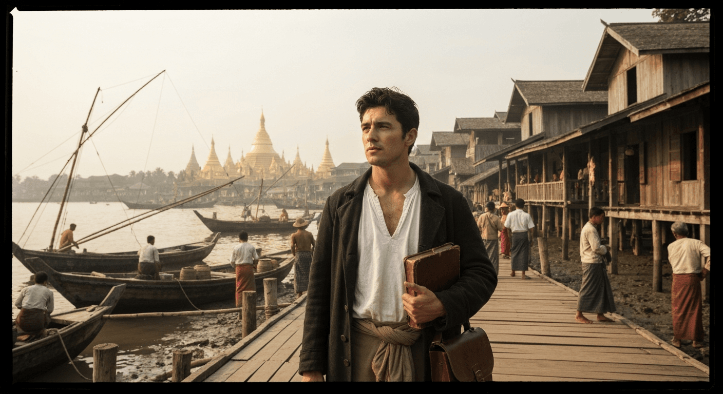 19th-century portrait: Adoniram Judson missionary testimony Burma in Rangoon. First American missionary to Burma conversion story.