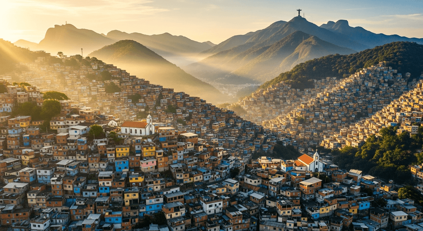 Sao Paulo favelas: Pentecostal testimony baptism, God transforms poor communities in Brazil.