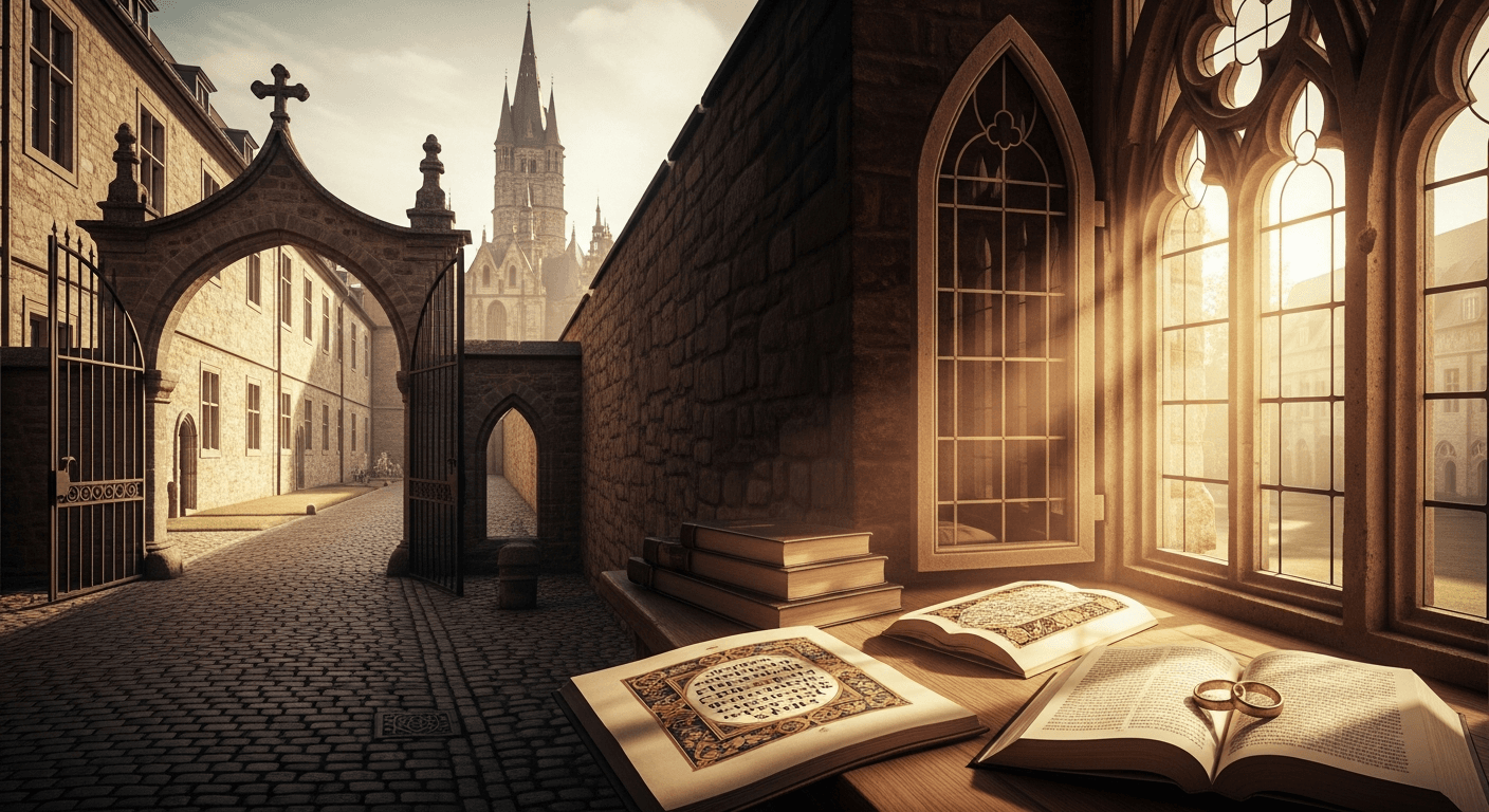 Historical Wittenberg: Nun escaped convent testimony reflects God's calling from monastery. Christian marriage testimony.