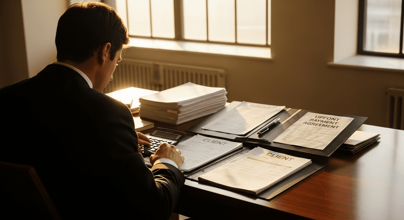 UK accountant Peter Michell celebrates. A christian testimony business miracle: God provided money for business, saving the firm. Prayer answered f...