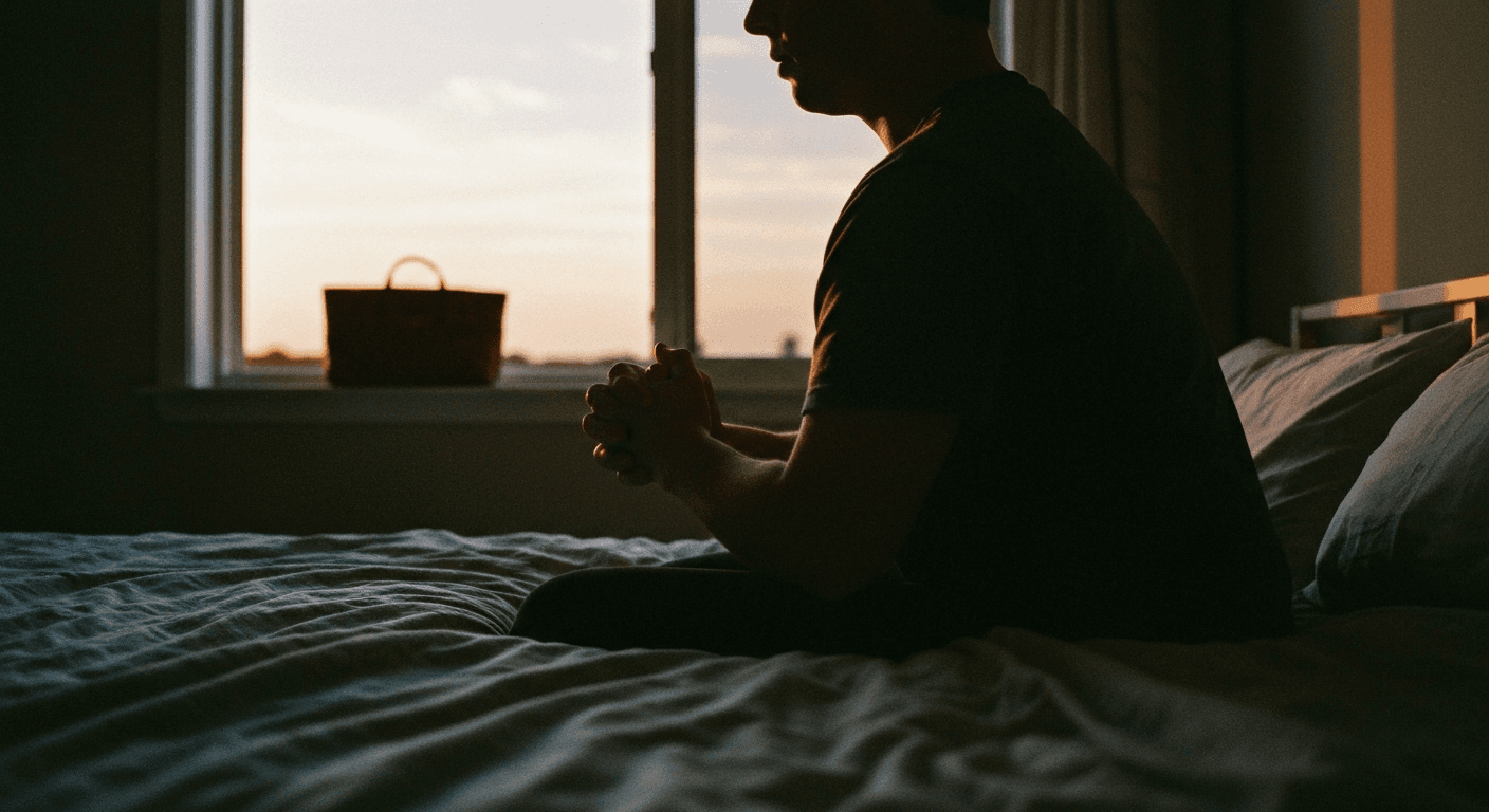 Detroit pastor cancer fear testimony: Anthony Brooks shares his stomach cancer fear overcome testimony. Photo shows vulnerability in Detroit.