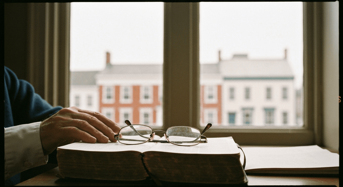 1850: Colchester, England. Charles Spurgeon conversion testimony unfolds during a snowstorm. Salvation testimony from despair at local chapel.