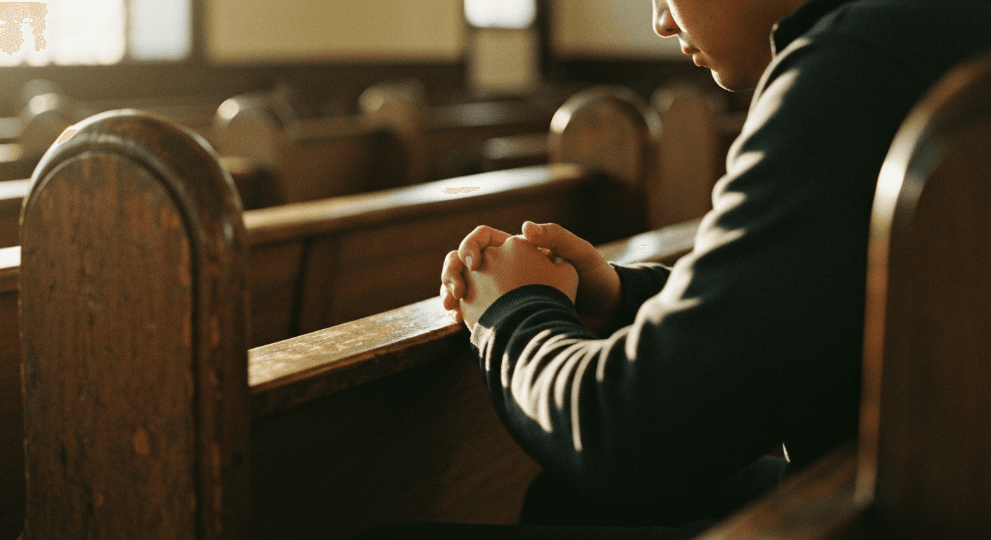 Christian journalist Heather Tomlinson cancer testimony image. Modern UK woman, smiling, stands after church community cancer healing UK prayers.