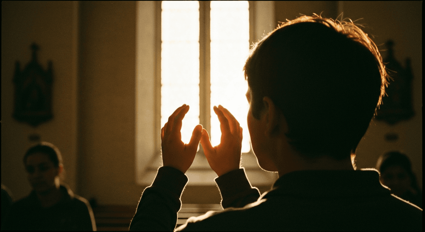 Charlotte nurse gives lupus healed testimony during worship in 2025. Modern woman praising God, experiencing Holy Spirit healing of autoimmune disease.