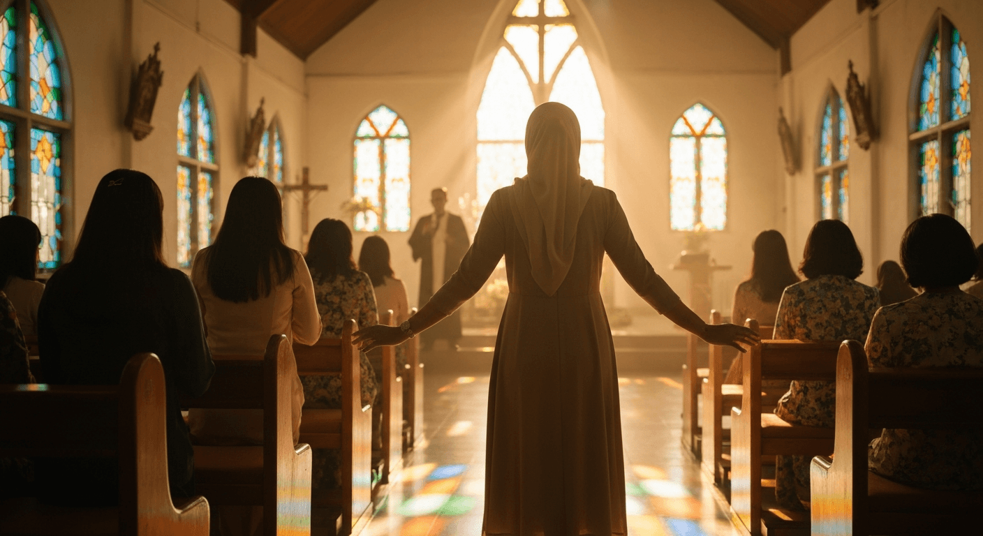 Modern Asian woman's testimony persecution Central Asia. Christian refused Muslim marriage, facing family threats. Body healed faith Kuala Lumpur.