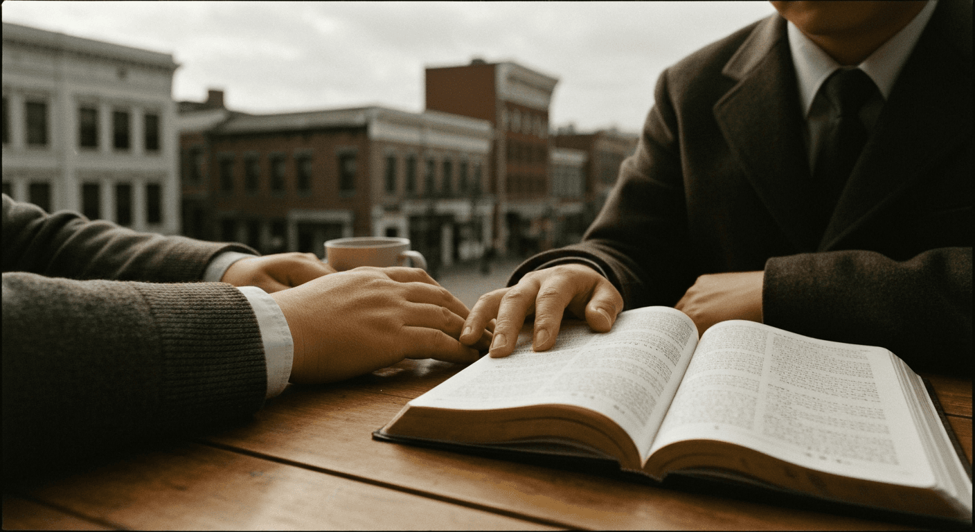1907 Pyongyang: Korean revival 1907 testimony, depicting a spontaneous revival prayer meeting during the Pyongyang Pentecost revival story.