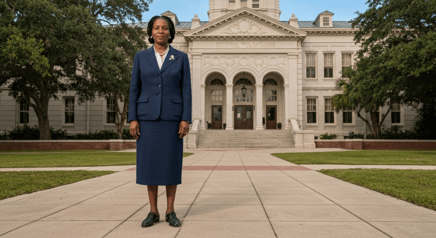 Daytona Beach statue: Christian testimony African American woman Bethune's faith testimony education breakthrough inspires.
