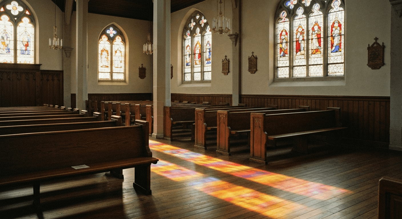 1906 Azusa Street revival testimony: Holy Spirit outpouring testimony. People praying for God healed sick, Los Angeles.