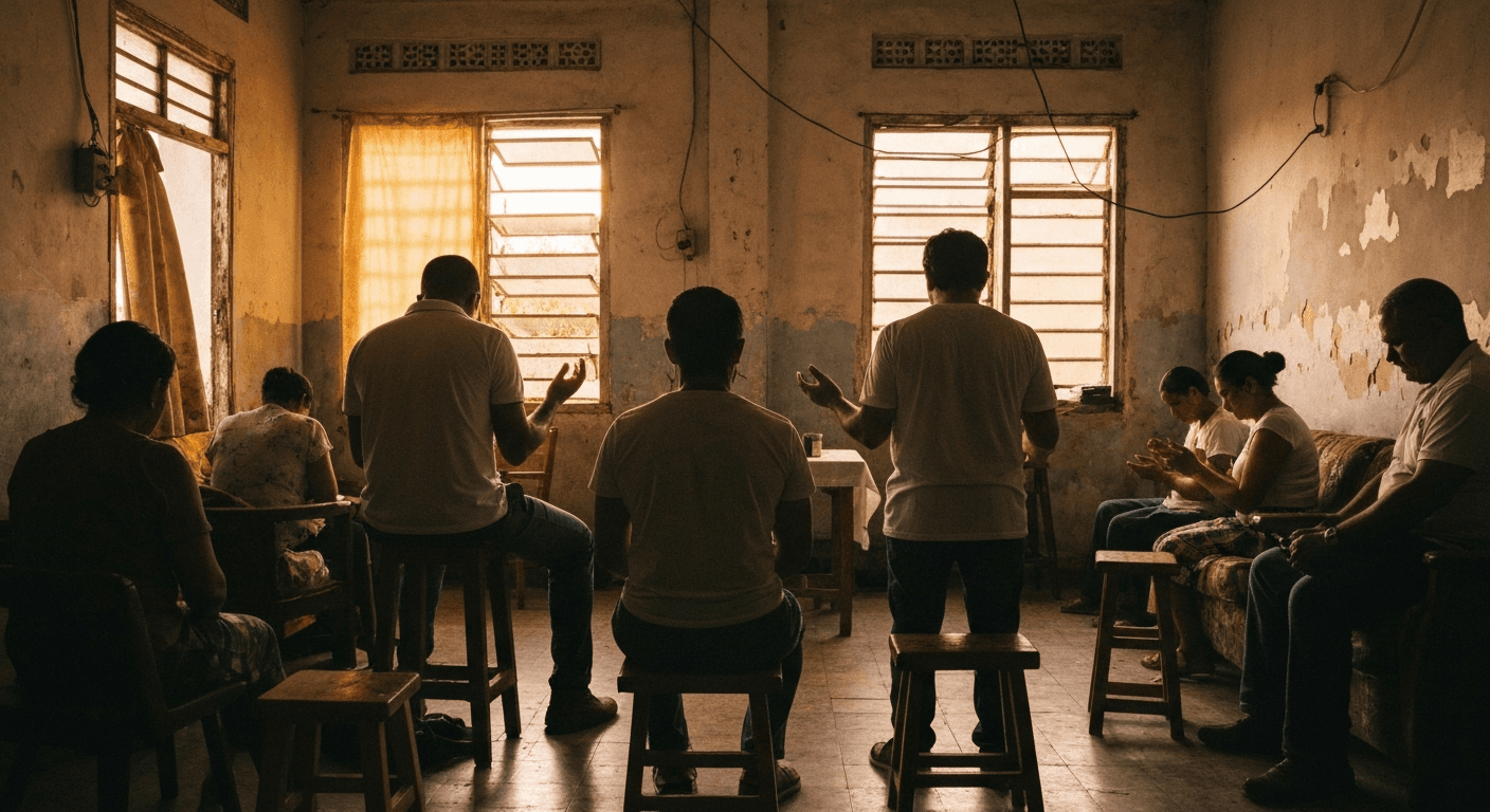 1980s Cuba christian persecution testimony: Believers in underground church revival Cuba; healing miracles spread in Madruga.