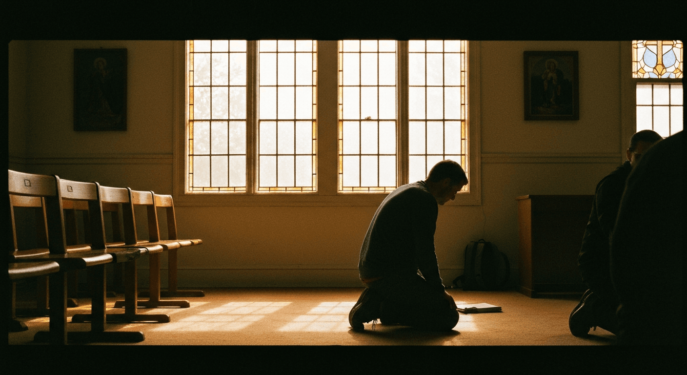 Soviet Union: Documentary photo depicting the *christian martyrdom*. *Young christian soldier testimony* endures persecution.