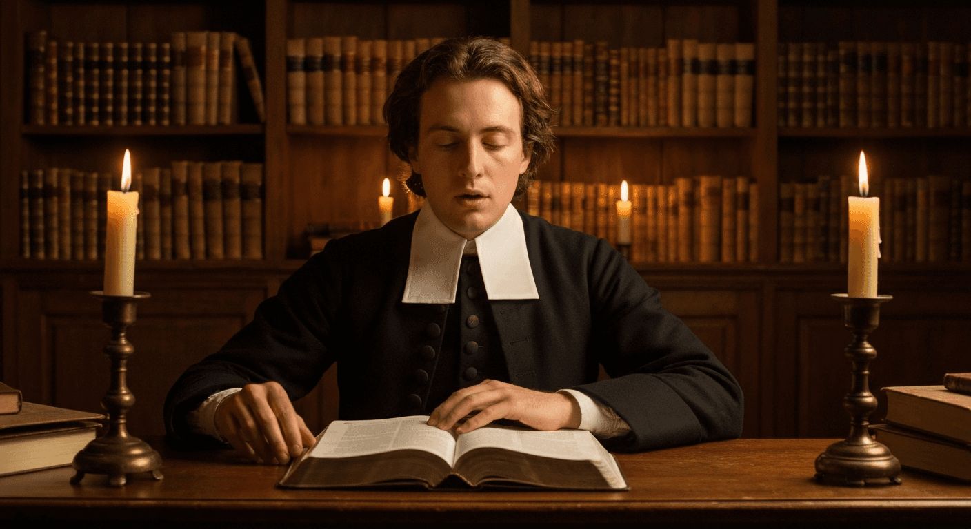 1721 Connecticut: Jonathan Edwards' spiritual awakening through scripture. Great Awakening revival stories began here.