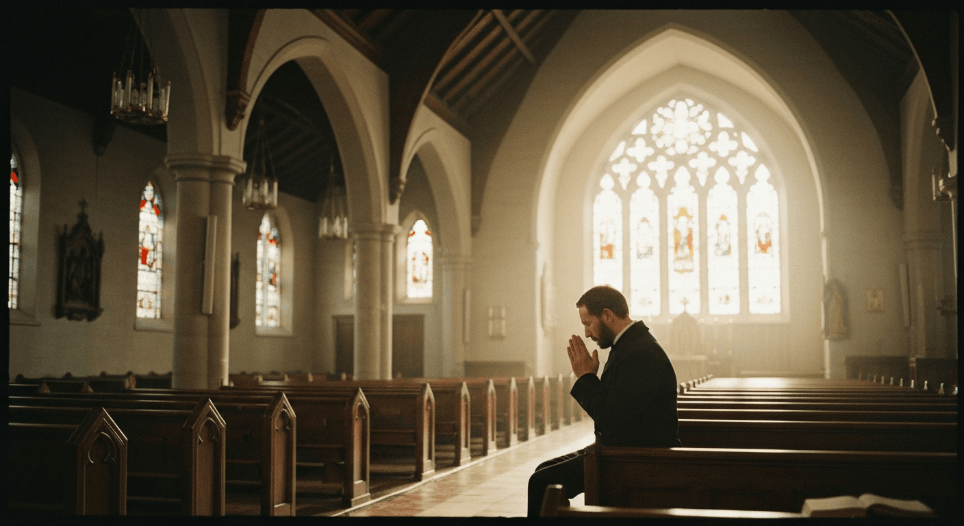 19th-century image: John Paton missionary in Vanuatu, receiving missionary protection. Animals alert danger near Tanna village.