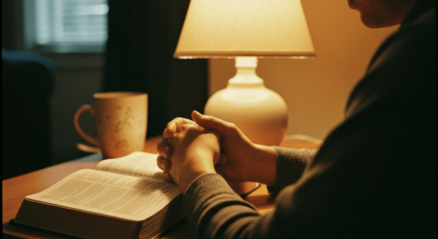 Modern photo of Matt Chandler testifying to supernatural peace cancer diagnosis. Pastor shares about brain cancer faith testimony overcoming fear.