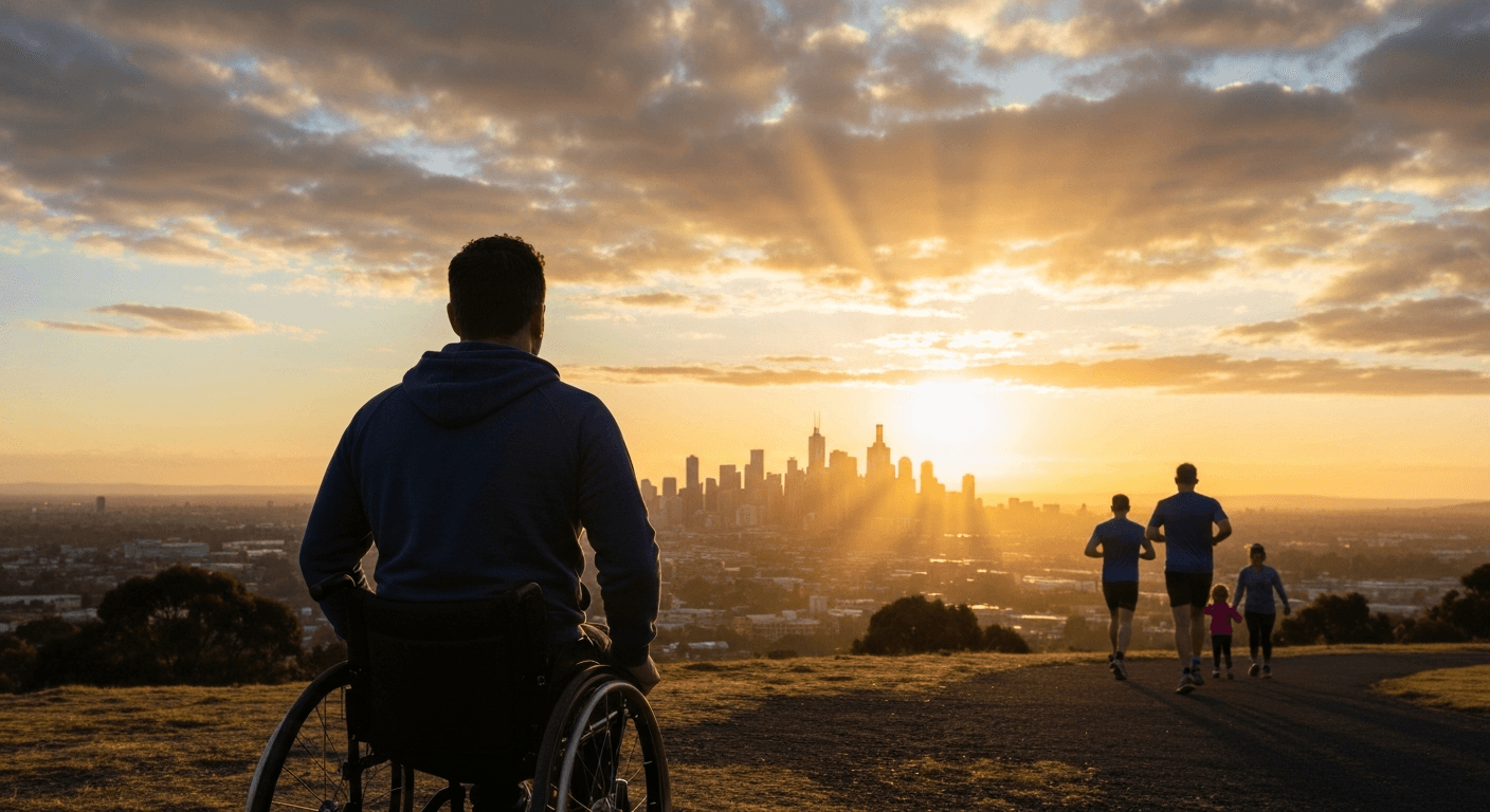 Nick Vujicic testimony faith speaker born without limbs addressing modern audience in Melbourne sharing overcoming disability through god message
