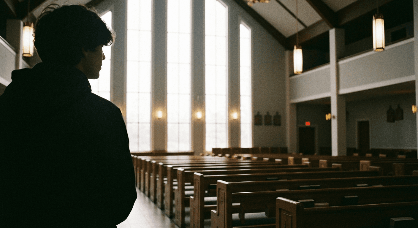 Diverse group at church embraces faith based suicide prevention resources, reflecting hope and mental health ministry during Christian suicide awareness initiatives.