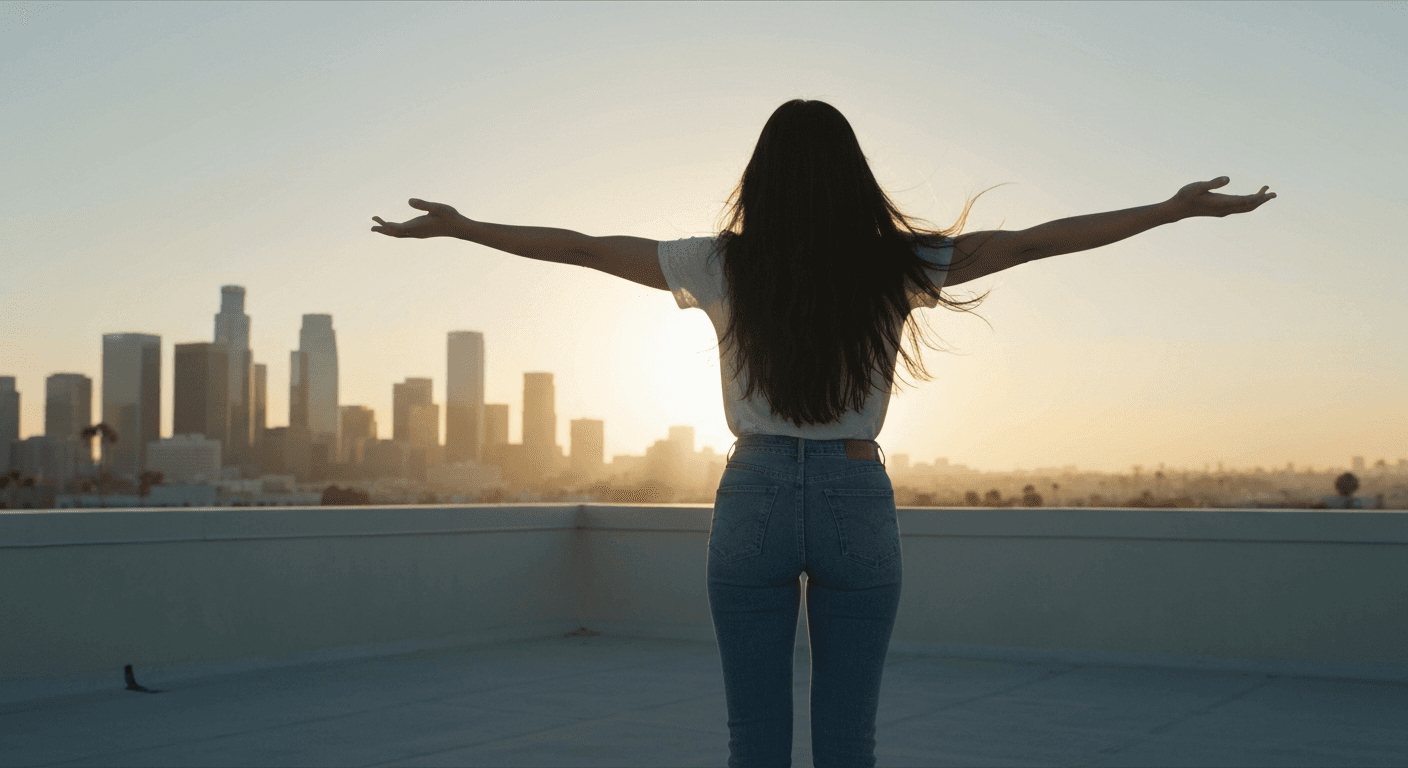 Young woman shares Christian testimony in LA. Gen Z conversion from New Age to Christian. Giavanna DeSantis' Shaman testimony shows hope in modern ...