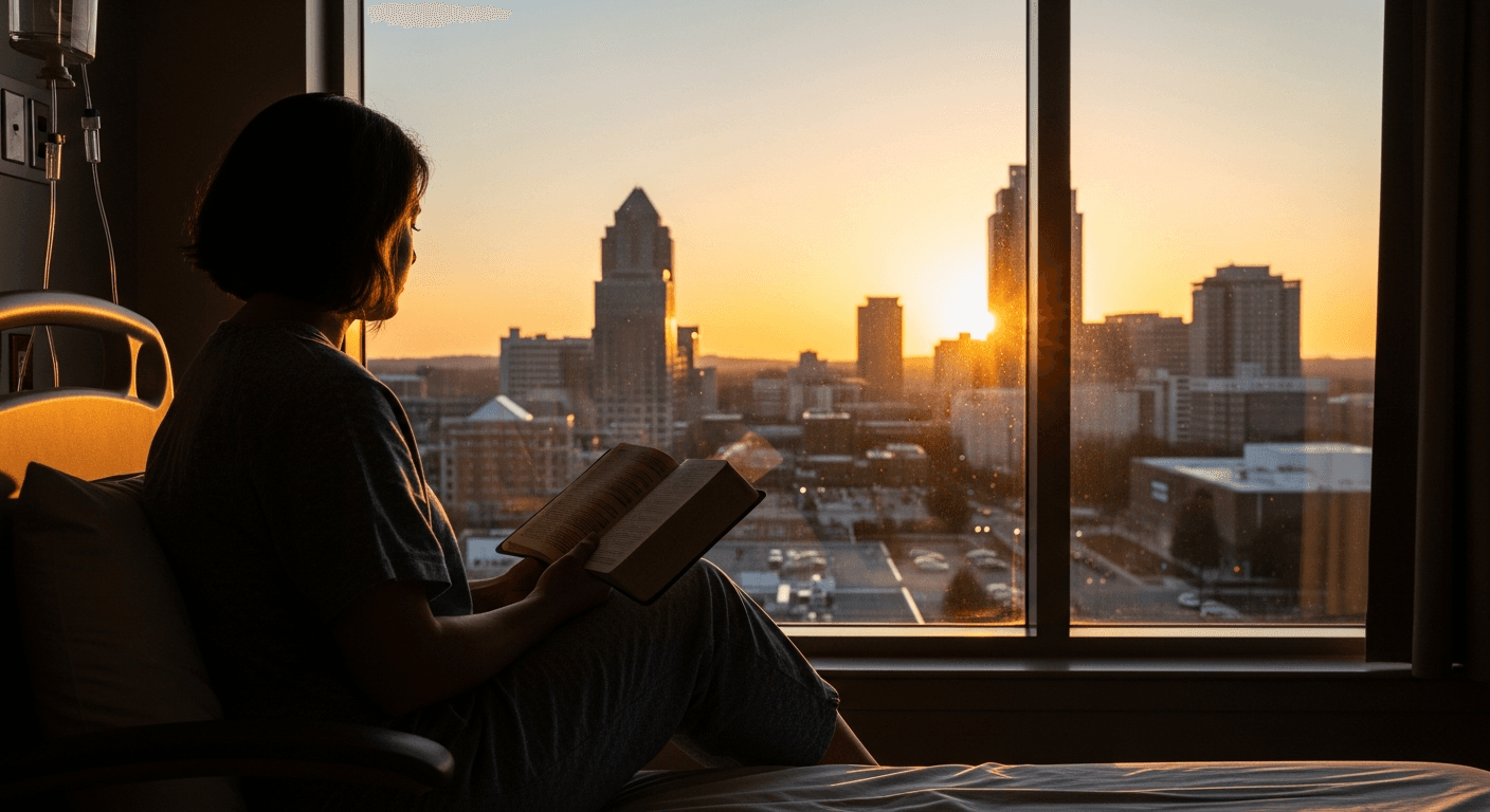 Christian testimony photo of Anne Graham Lotz sharing faith through cancer journey and finding strength after spouse death in Raleigh
