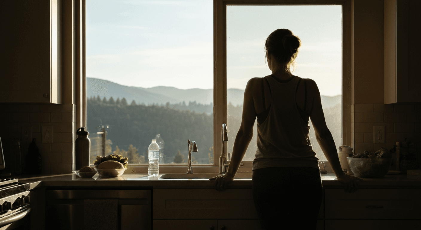 Woman celebrating supernatural weight loss testimony after prayer for weight loss answered at modern Bethel Church healing service in Redding