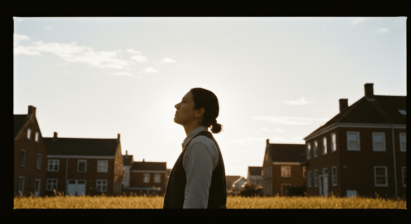 Ancient artwork depicting Thecla early church testimony, a woman in simple robes listening intently to Paul preaching, bathed in sunlight. Thecla of Iconium testimony shows faith.