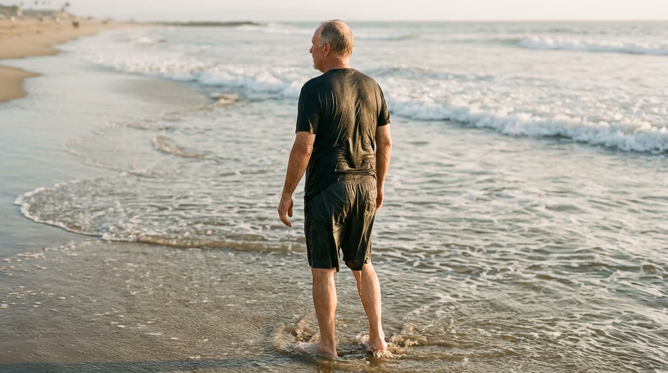 Former mafia boss Salvatore Sammy the Bull Gravano in ocean waters sharing his Christian faith testimony as he came to Jesus and was set free.