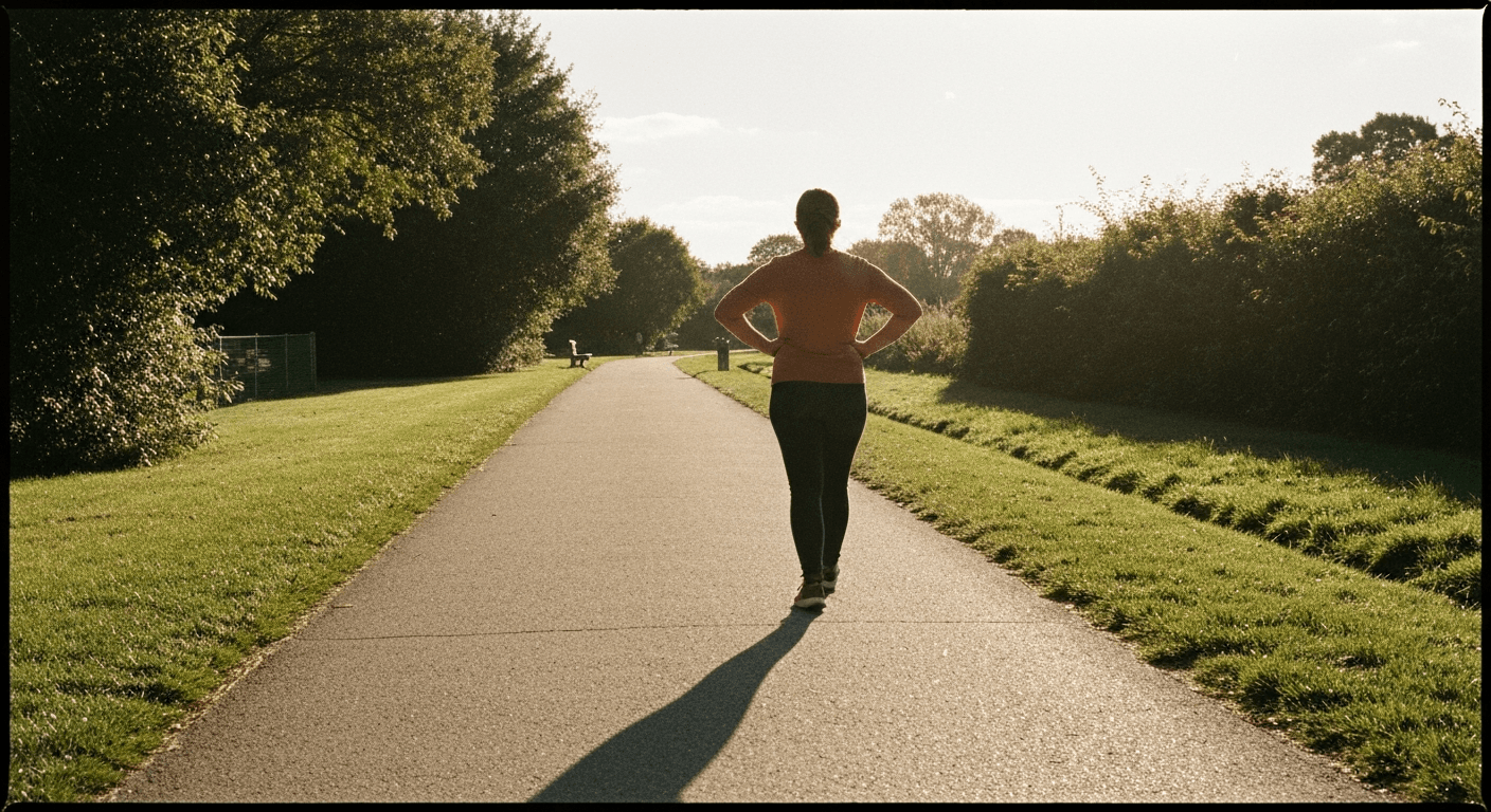 Woman standing healed after documented healing testimony. Delores Winder's medically verified miracle after Kathryn Kuhlman service, spine restored by Holy Spirit. Modern era.