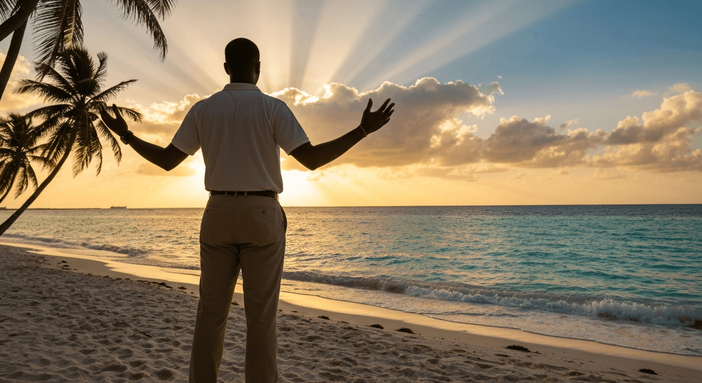David Robinson Christian testimony in Key West: NBA player testimony faith reveals sports star salvation story. Modern faith awakening.