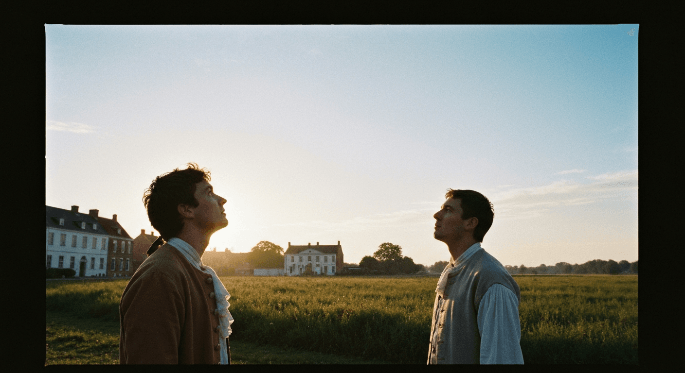 1700s painting depicts the Count Zinzendorf testimony transformation, sparking the moravian missionary movement story in Herrnhut.