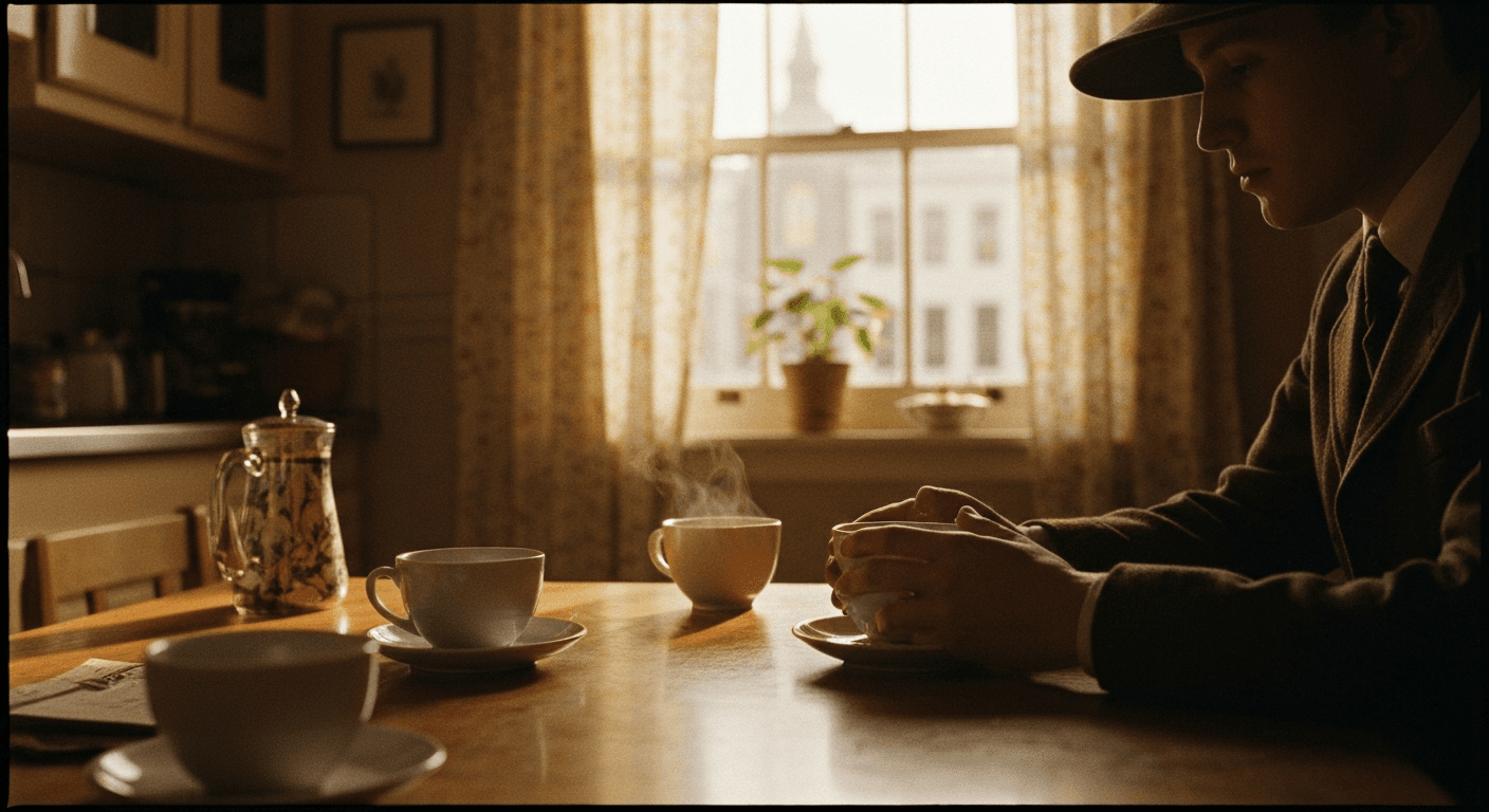 Adapazar: "Armenian Genocide survival testimony" shows young Mannig rescued. "God protection during genocide" shown in this faith moment.