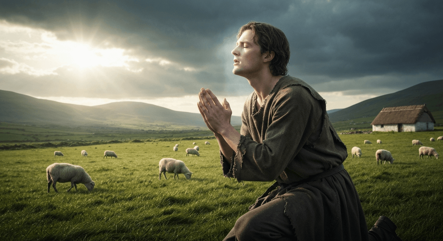 Historical depiction of St Patrick preaching to the Irish. God calls through suffering, as shown in this christian testimony from captivity, and ...