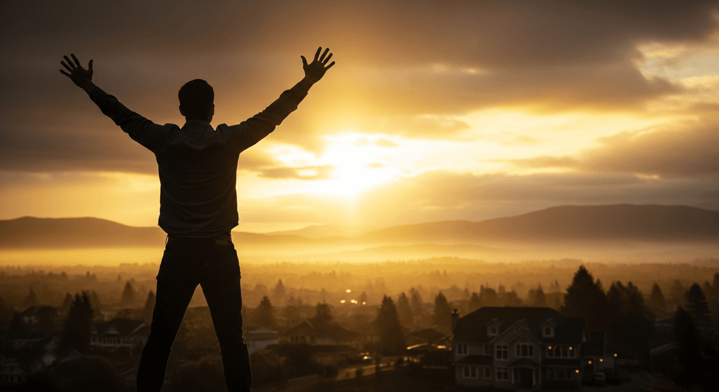 Modern man sharing prodigal son testimony of drug addiction recovery and family reconciliation through faith transformation