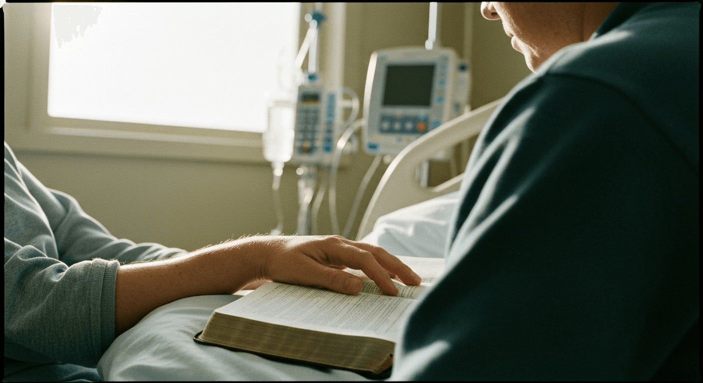 Blair Walker cancer testimony: Stage 4 colon cancer healed after church prayer. US setting. Colon cancer liver metastases remission.